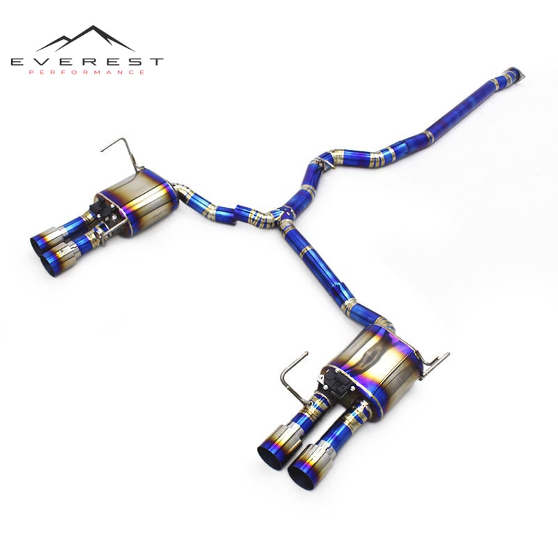Valvetronic Catback for Subaru Impreza STI 2.5T 2008-2021 Titanium Blue Exhaust Catback With Remote Control