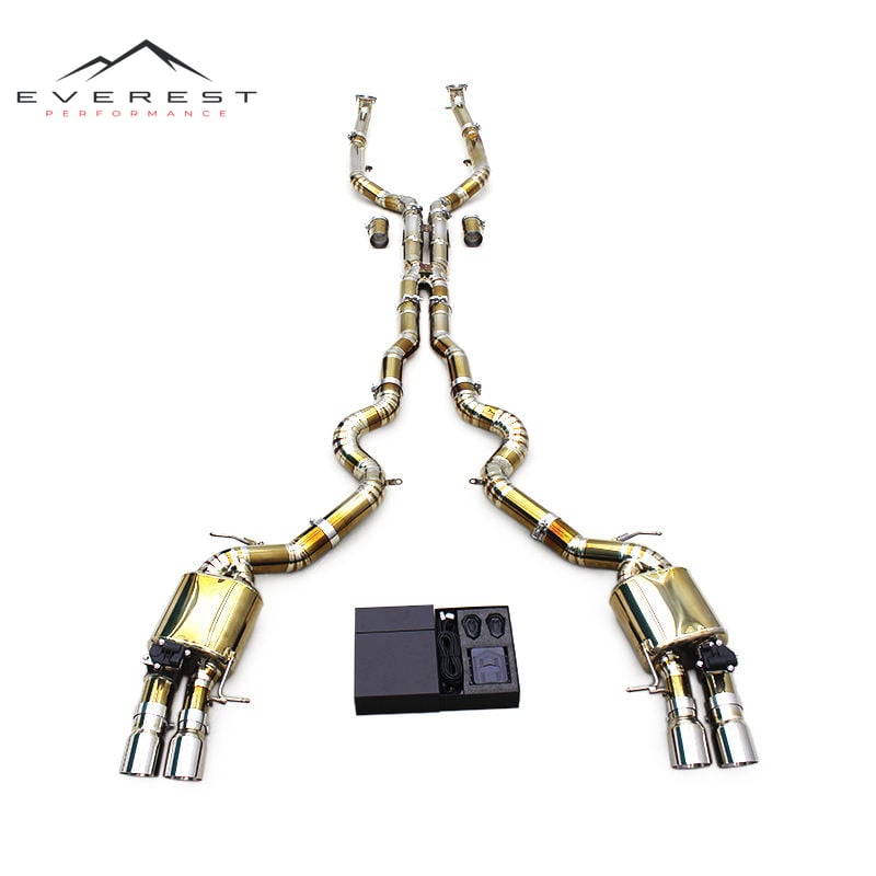 Exhaust Pipe System for BMW M5/M6 F06/F10/F12/F13 4.4TT 2012-2016 Titanium Valvetronic Exhaust Catback System