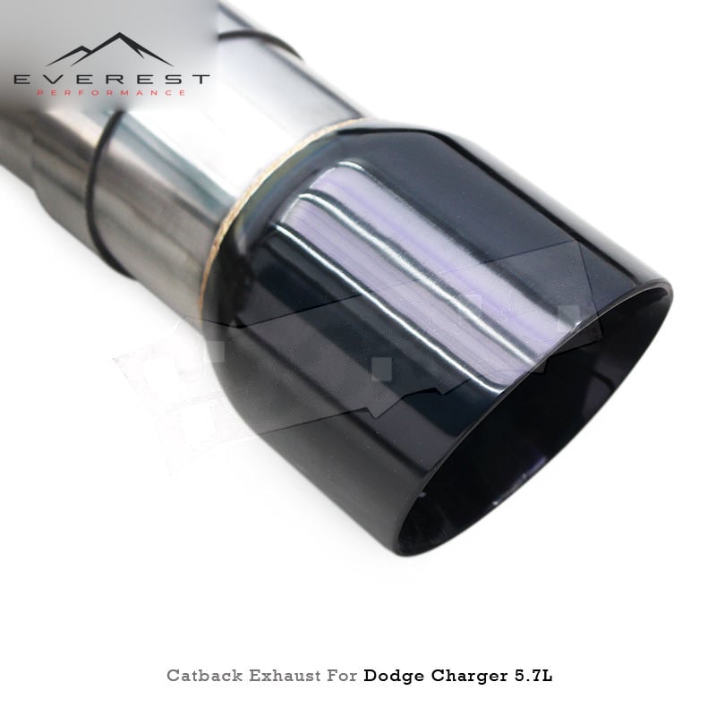 Racing SS304 Valvetronic Catback Exhaust Pipes for Dodge Charger/Challenger V8 5.7L 2009-2014 X Pipe Valved Muffler Exhaust Pipe