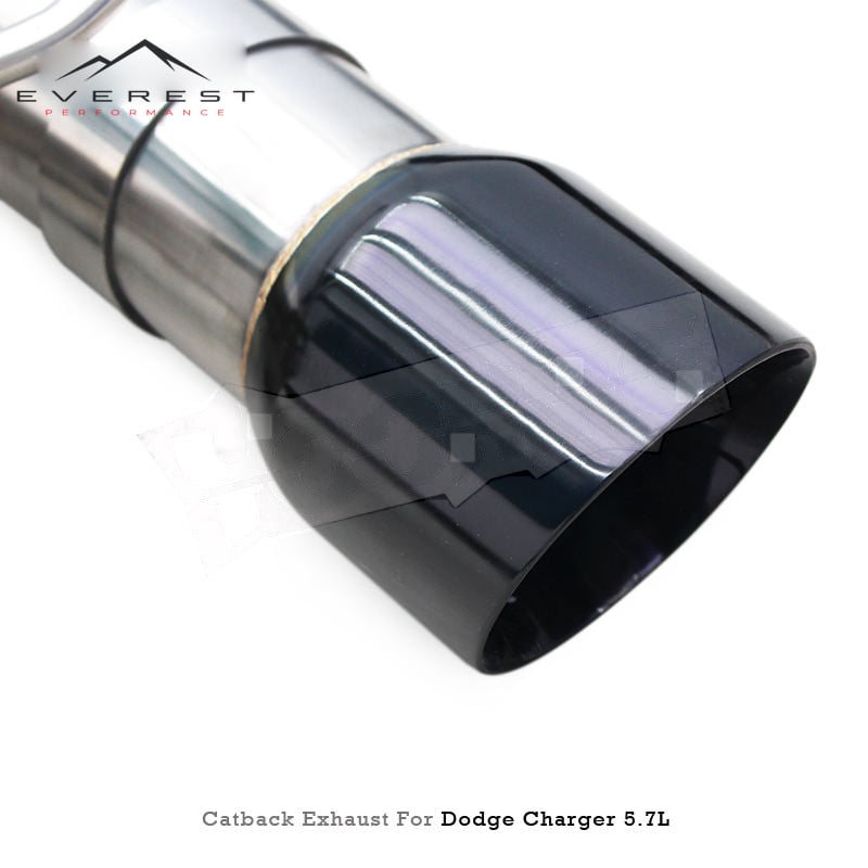Racing SS304 Valvetronic Catback Exhaust Pipes for Dodge Charger/Challenger V8 5.7L 2009-2014 X Pipe Valved Muffler Exhaust Pipe