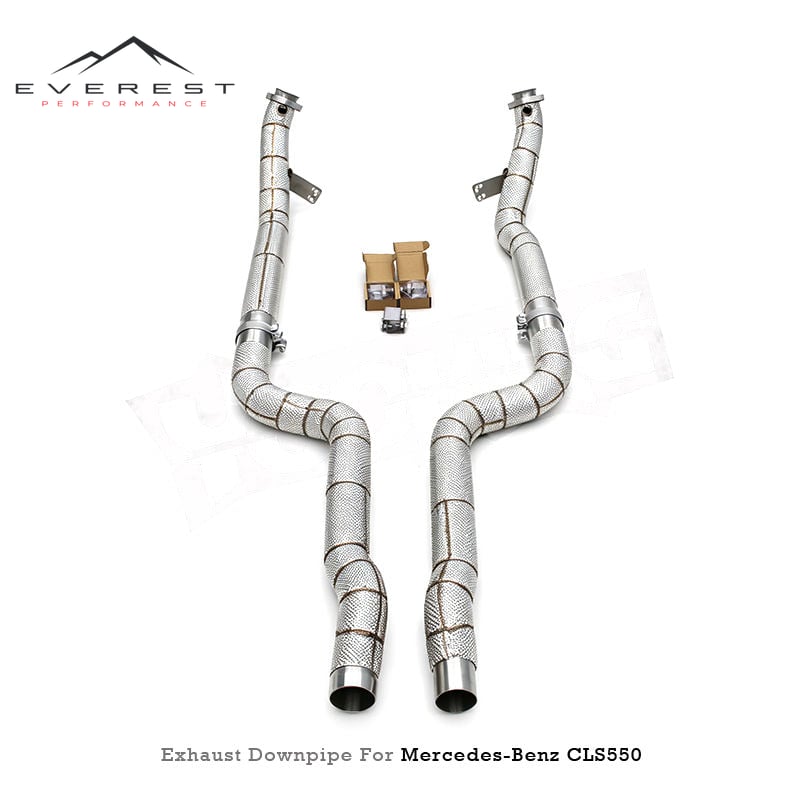 Free Flow Exhaust Downpipe for Mercedes-Benz CLS550 4.7L 2012-2016 Exhaust System Stainless Steel Exhaust Pipes