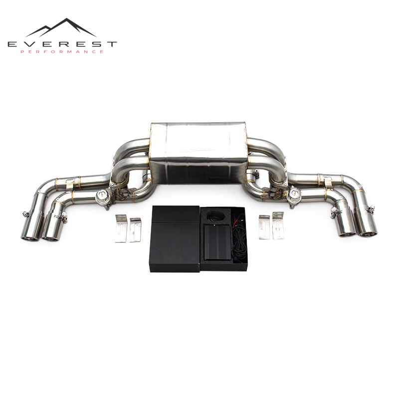 Stainless Steel Catback Exhaust for Ferrari 360/F360 3.6L Modena/Spider 2003-2005 Exhaust Pipe Muffler with Valve System