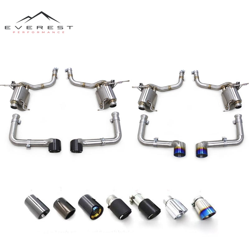 SS304 Exhaust Pipe System for Maserati GT 2007-2021Upgrade MC Style Performance with Electronic Valve Catback Exhaust Controller
