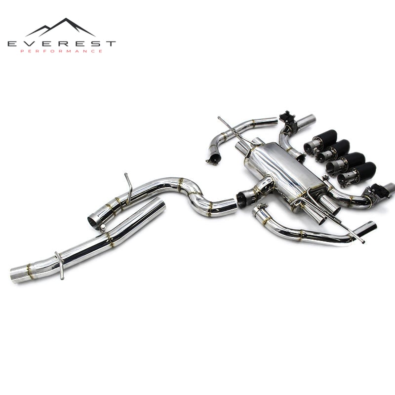 Upgraded High Quality Valvetronic Catback Exhaust System for Audi S3 2.0T 2015-2023 Stainless Steel Muffler Pipe