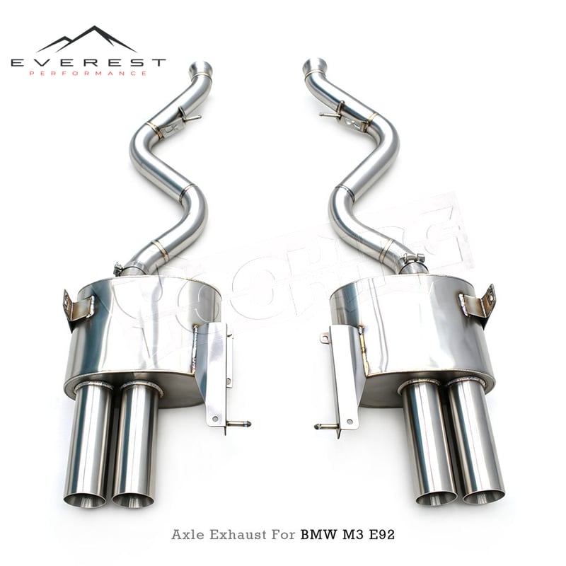 Stainless Steel Axle Back Muffler for BMW M3 E90/E92/E93 V8 4.0L 2008-2013 Auto Tuning Exhaust Pipes