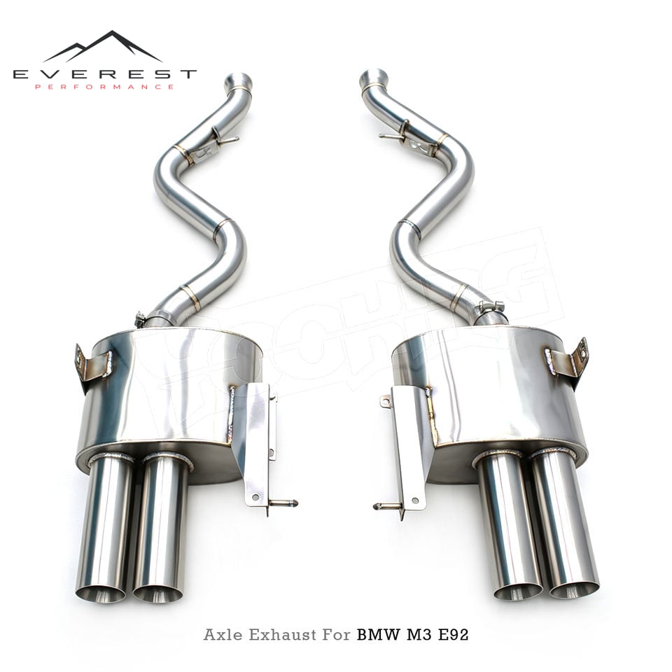 Stainless Steel Axle Back Muffler for BMW M3 E90/E92/E93 V8 4.0L 2008-2013 Auto Tuning Exhaust Pipes