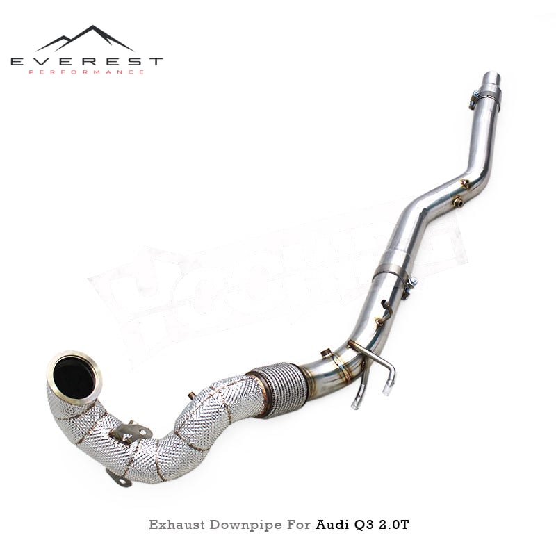 Exhaust System for Audi Q3 2.0T 2019-2021 Stainless Steel High Flow Downpipe With Catalyst Converter