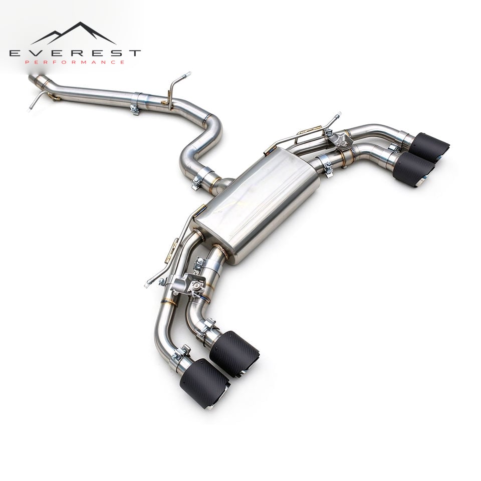 Stainless Steel Catback Exhaust for VW Golf 8/MK8/8R R 2.0T 2020-2024 Racing Exhaust Pipe Muffler with Valve System