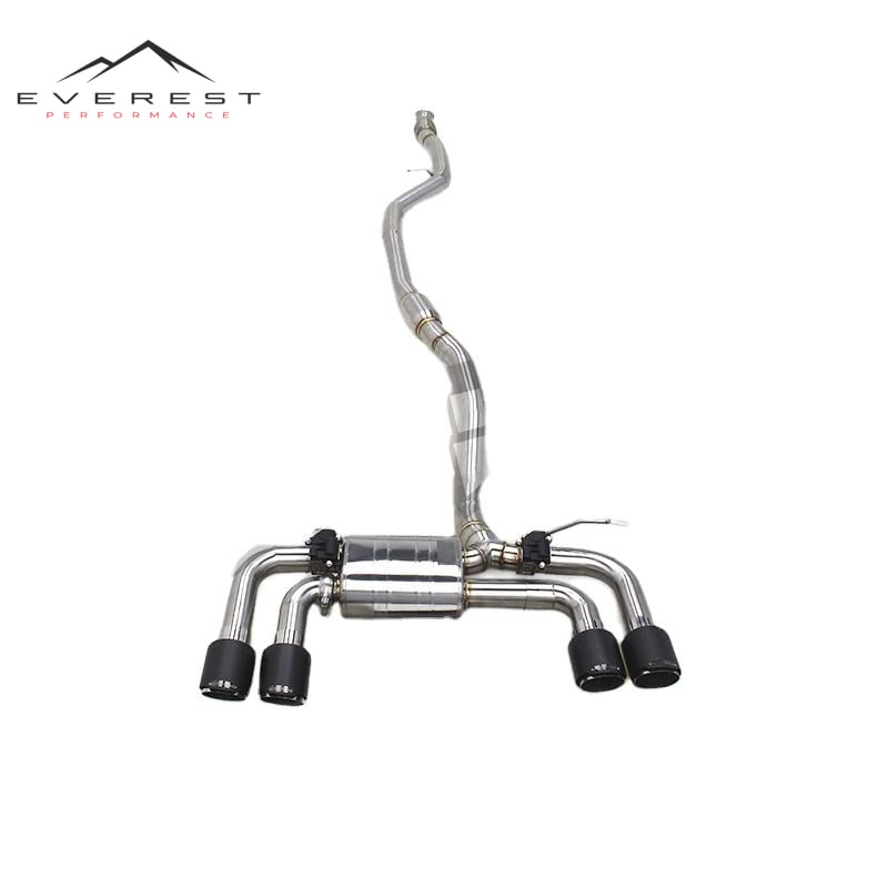 Valvetronic Catback for BMW M2 F87 3.0 (2014-2018) SUS304 Single Resonator Midpipe Exhaust Catback Muffler System