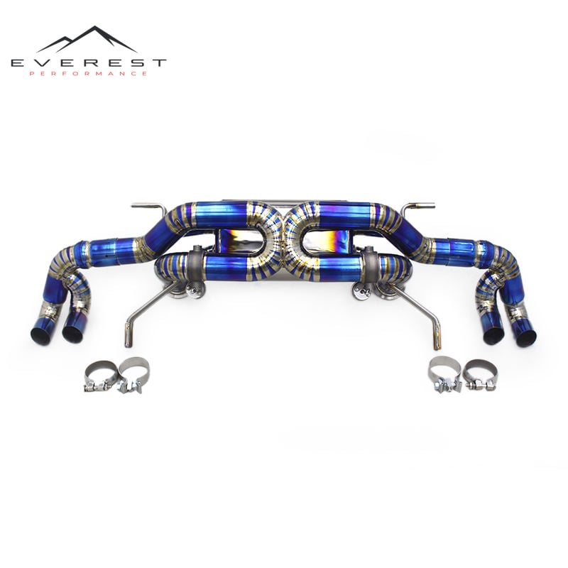 Titanium Catback Exhaust for Lamborghini Gallardo 5.2 LP550 LP560 LP570 Valvetronic Exhaust Muffler Car Exhaust System