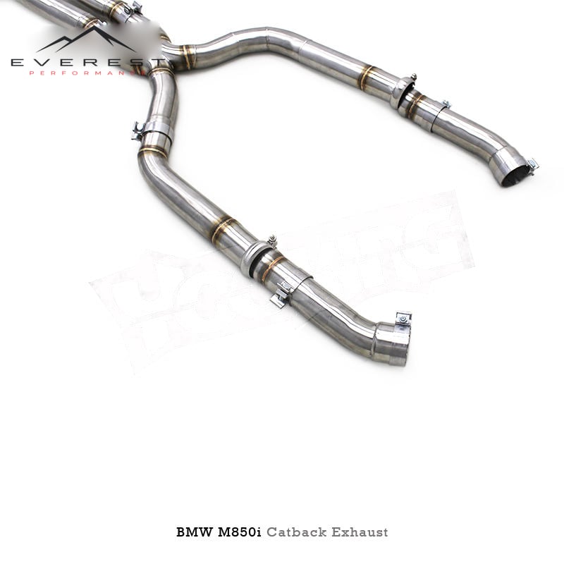 Racing SS304 Valvetronic Catback Exhaust Pipes System for BMW M850/M850i G16 4.4TT 2020-2023 Escape Valved Muffler Exhaust Pipes