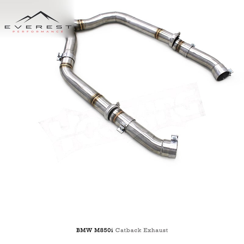 Racing SS304 Valvetronic Catback Exhaust Pipes System for BMW M850/M850i G16 4.4TT 2020-2023 Escape Valved Muffler Exhaust Pipes