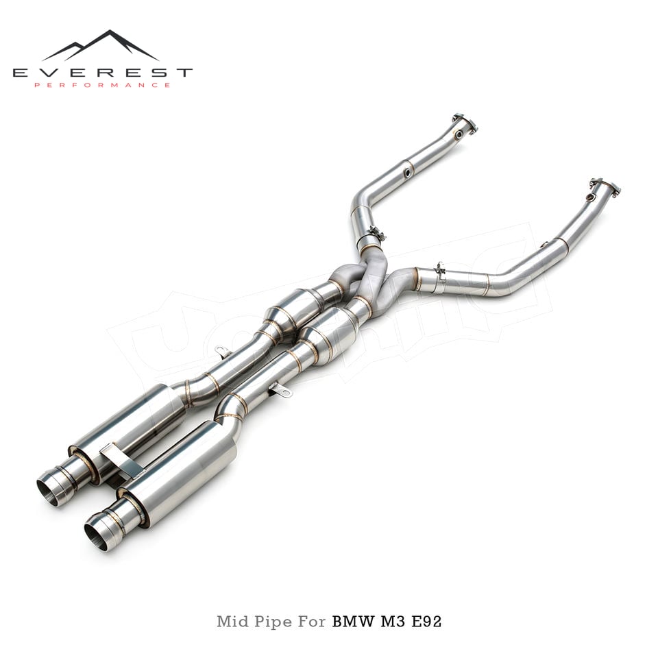 Stainless Steel Equal Length Mid Pipe for BMW M3 E90/E92/E93 V8 4.0L 2008-2013 Z Mid Pipe With Resonator