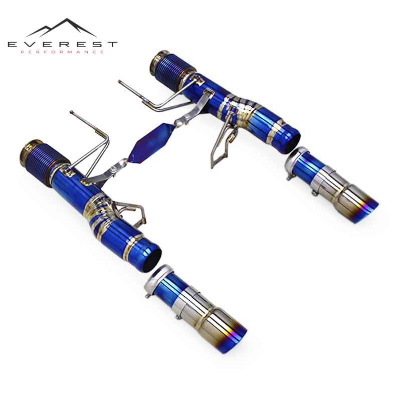 Custom Titanium Pipes Catback Muffler for Mclaren 720S 4.0 2017-2019 Axle Back Straight Race Street Exhaust Free System