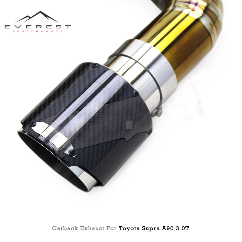 Racing Car Titanium Valvetronic Catback Exhaust System for Toyota Supra A90 3.0T 2020-2023 Catback Exhaust Pipes Muffler
