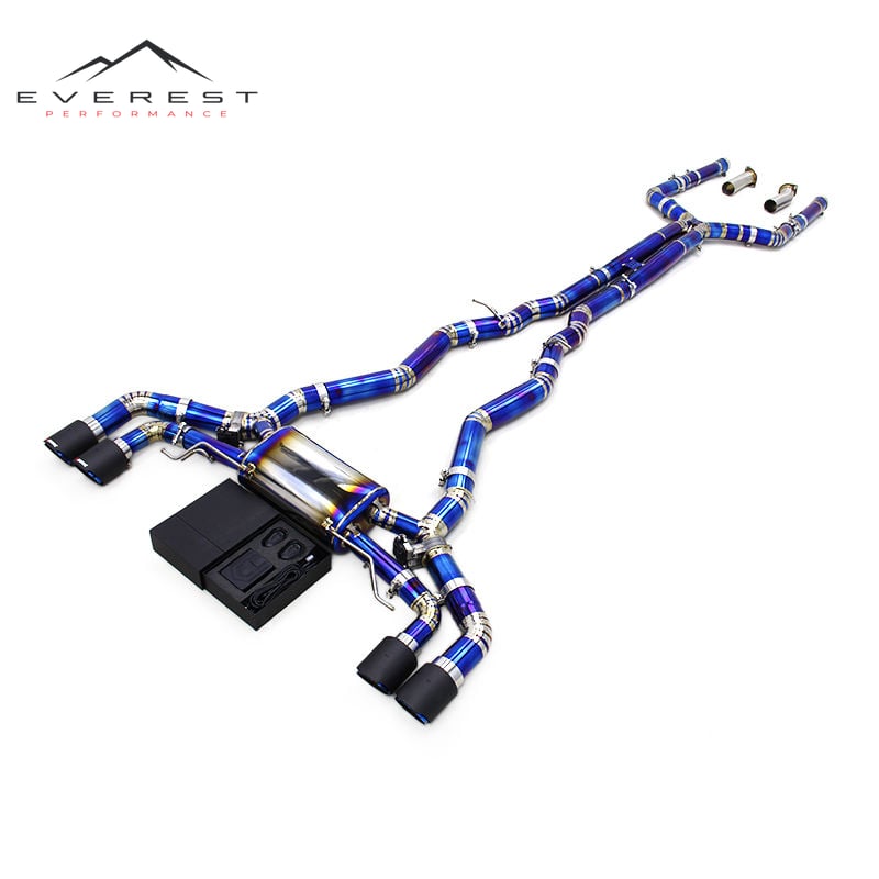 Racing Titanium Muffler Pipe With OPF Escape Car Exhaust System for BMW M5 F90 LCI 4.4T 2018-2024