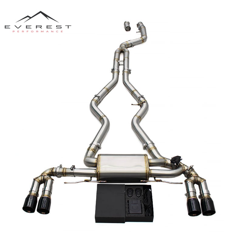 304L Stainless Steel Catback Exhaust System for BMW M440/M440i B58 3.0T 2017-2025 Performance Pipe Muffler with Valve