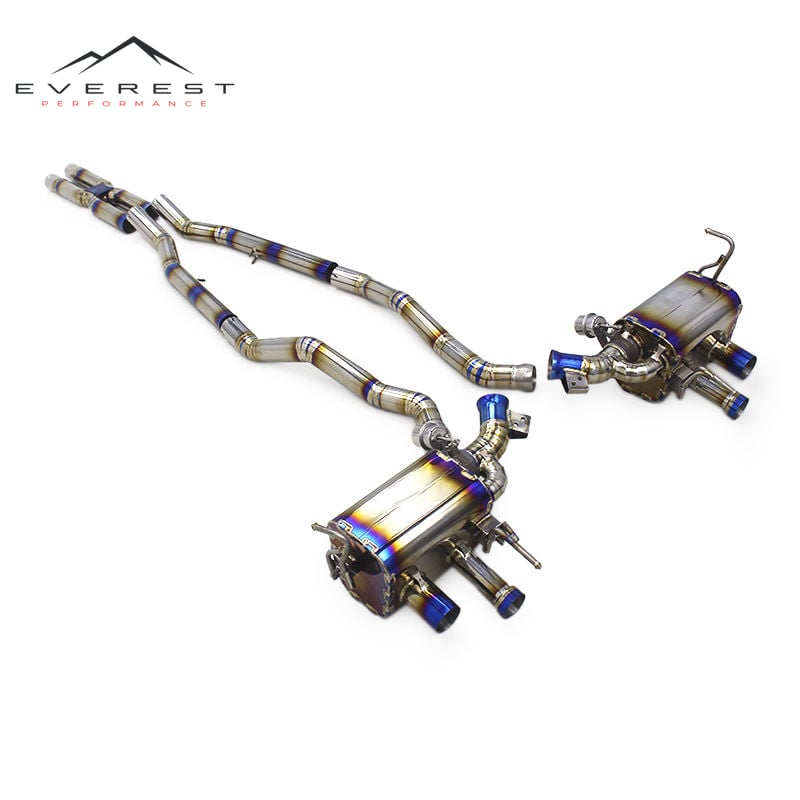 Valved Sport Catback Exhaust System for Ferrari FF 6.3 V12 2011-2016 High Performance Titanium Midpipe Rear Muffler