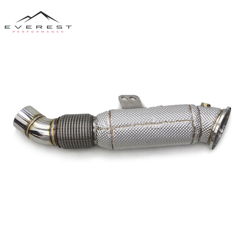 Exhaust Header Straight Downpipe for Toyota SUPRA MK4/MK5 A91 A90 3.0T 2017-2022 SUS304 Flow Free Muffler Exhaust System