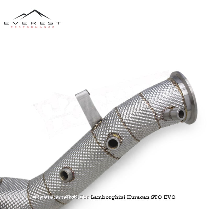 Exhaust Manifold for Lamborghini Huracan STO/EVO Spyder 5.2 2019-2020 Stainless Steel Turbo Manifold Exhaust System