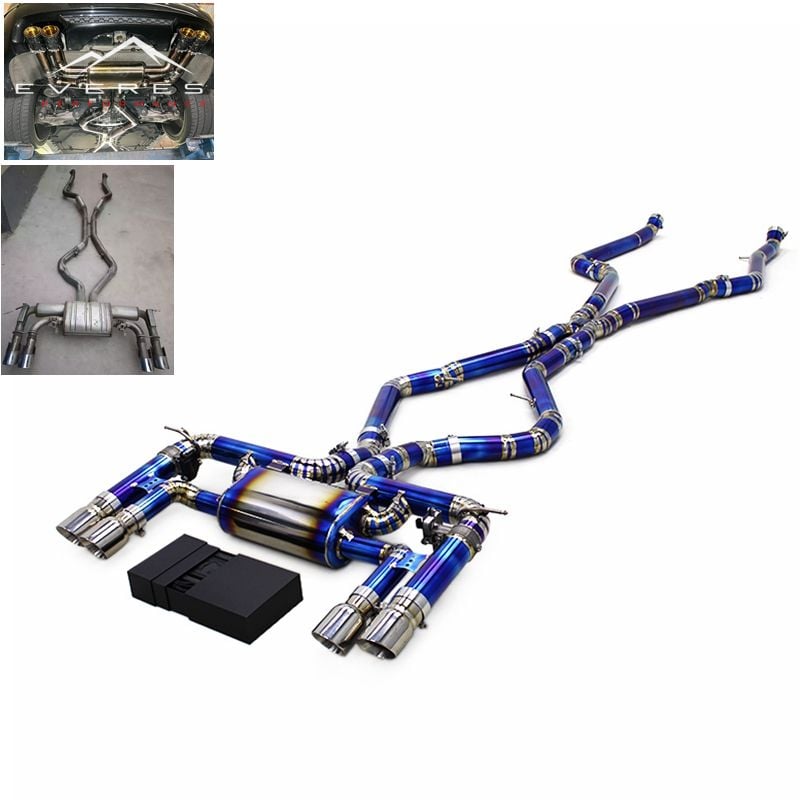 Catback Exhaust for BMW X5M/X6M F85/F86 4.4TT 2015-2019 Tuning Auto Car Parts Titanium Pipe Muffler Valvetronic Exhaust System