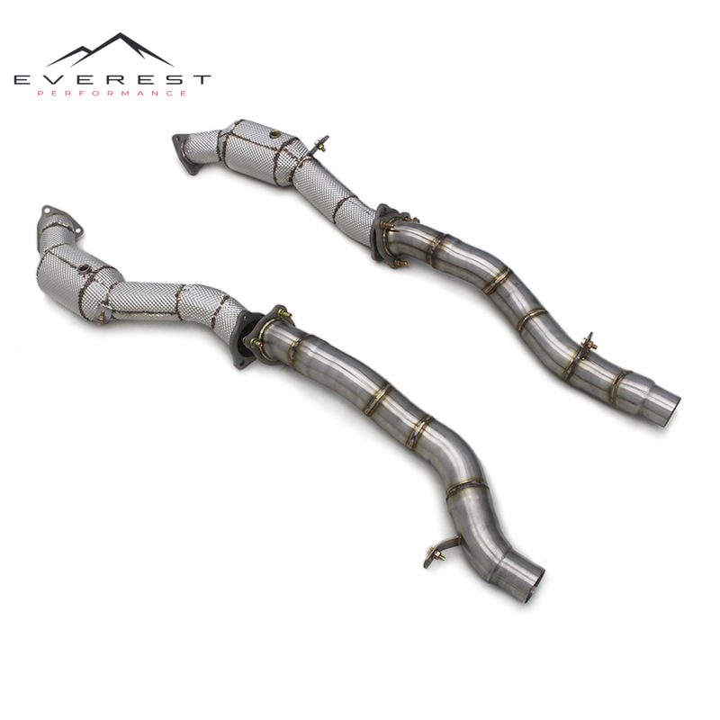 Downpipe for Audi Q7 2010-2023 Exhaust Manifold Header Upgrade Car Exhaust System Stainless Steel Straight Header