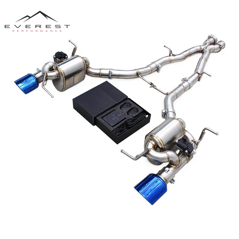 Valvetronic Exhaust System for Mercedes-Benz SLK280/SLK300/SLK350 R171 3.0L/3.5L 2004-2011 Stainless Steel Catback Muffler