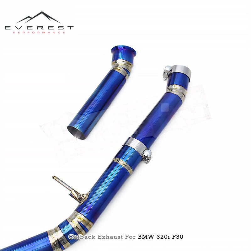 Titanium Valvetronic Catback Exhaust Pipes System for BMW 320i/328i/330i F30/F35 N20/B48 2.0T 2012-2020 with Controller