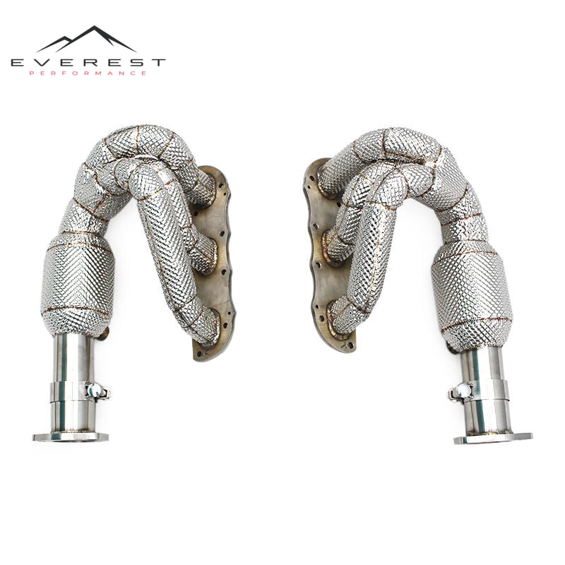 Header Manifold for Porsche 911 997/997.2 Carrera 3.6L/3.8L 2008-2011 Stainless Steel Pipes Exhaust with Catalyst System