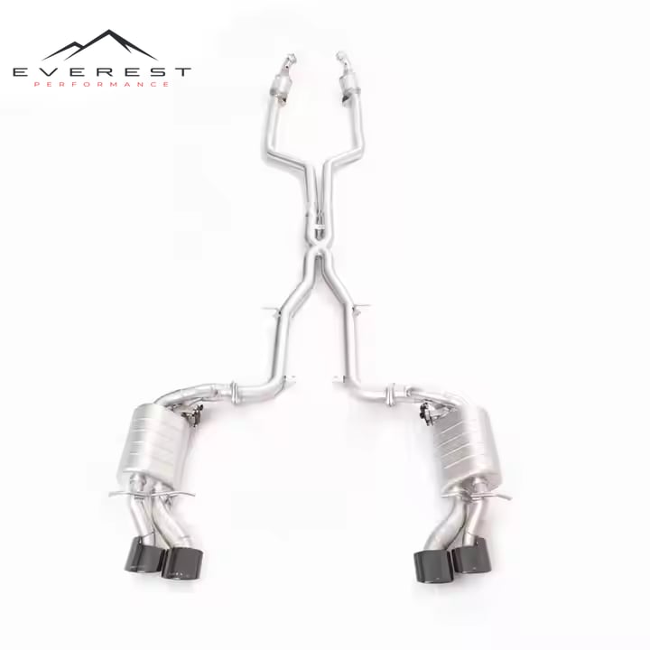 Stainless Steel Catback Exhaust for Mercedes-Benz C63 AMG W204 6.2L 2012-2016 Valvetronic Exhaust System Pipes