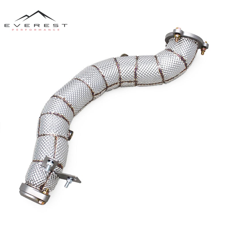 Free Flow Exhaust System for Mercedes-Benz E250/E300 W212 1.8T 2009-2012 Stainless Steel Downpipe With Catalyst