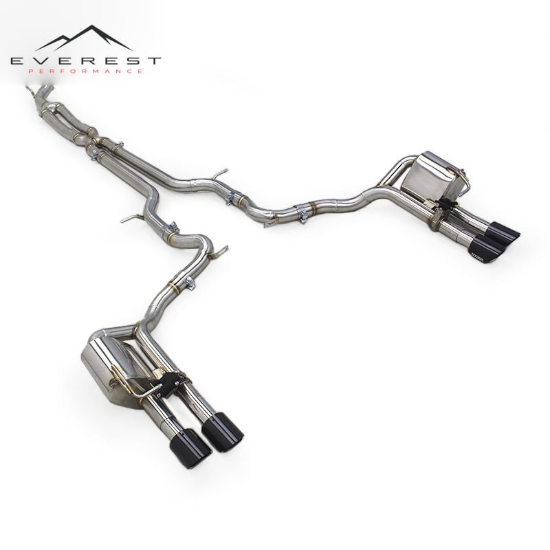 Exhaust Pipe System for Porsche Panamera 971 3.0T 2017-2018 Stainless Steel Catback Exhaust Pipes Muffler Escape