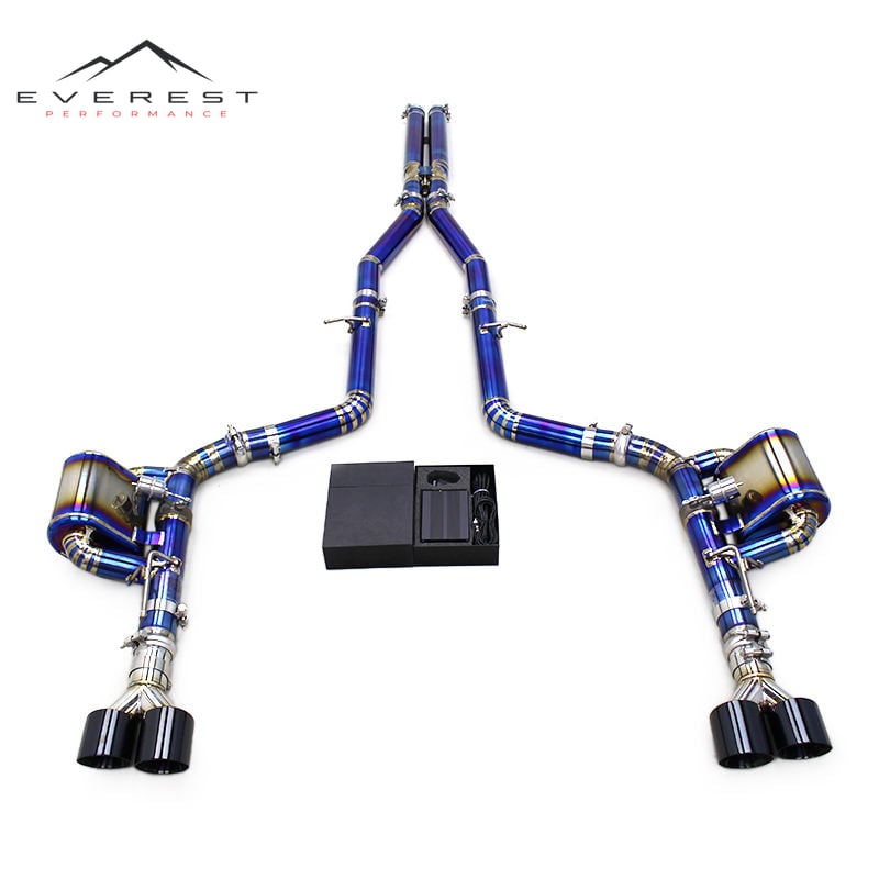 Custom Titanium Pipes Catback Muffler For Dodge Challenger Hellcat 6.2T 2016-2022 Racing Sport Car Valvetronic Exhaust System