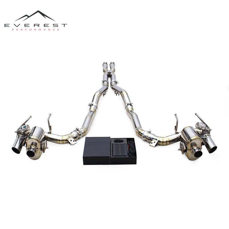 Titanium Exhaust Pipe System for Ferrari 812 GTS/Superfast V12 6.5L 2017-2023 X Pipe Vacuum Valve Catback Exhaust