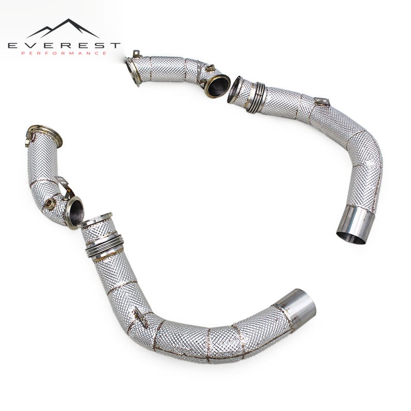 Racing Car Exhaust System for BMW X5M/X6M/M8 F91/F95/F96 Stainless Steel Exhaust Pipe Free Flow Exhaust Downpipe