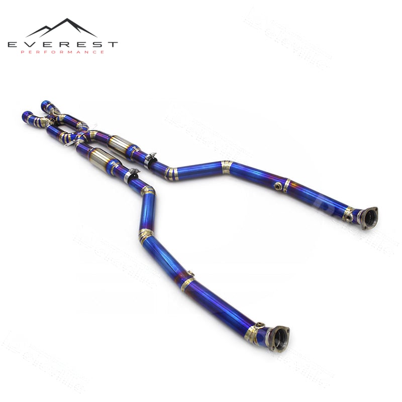 Performance X Pipe for BMW M3 E90/E92/E93 4.0L 2007-2013 Car Performance Exhaust System Titanium Double X Escape Exhaust Pipe