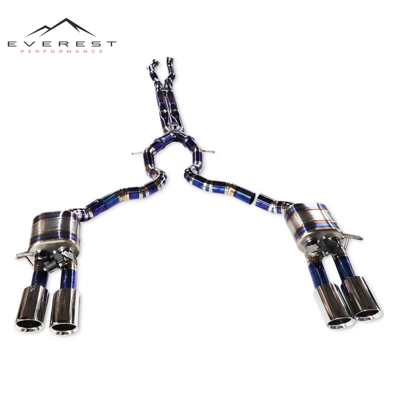 Car Exhaust Catback for Porsche Panamera 970/971 2009-2022 Titanium Alloy Muffler High Performance Valvetronic Exhaust Muffler