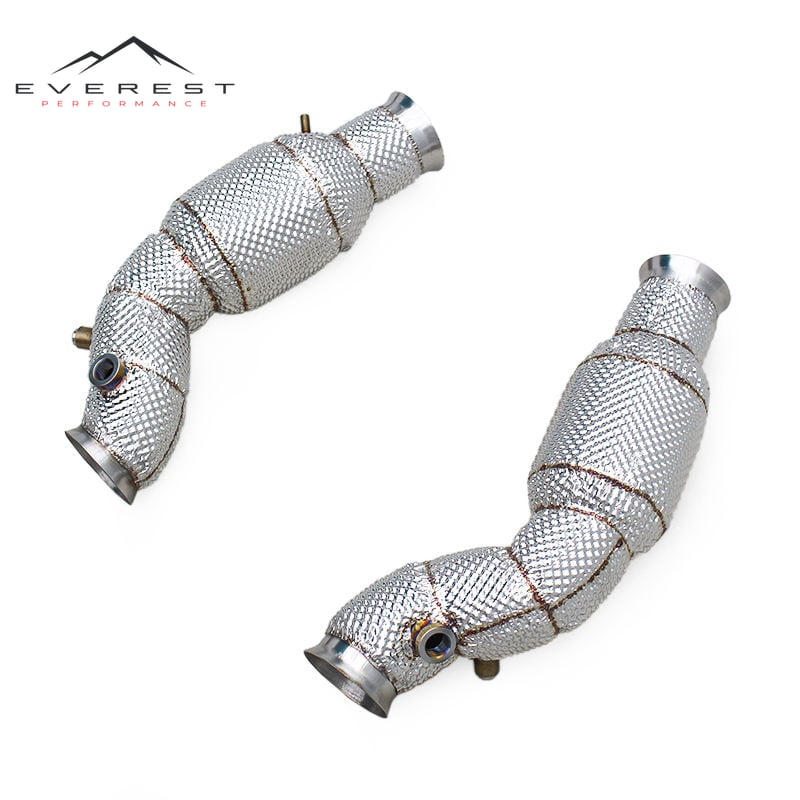 High Flow Downpipe for Lamborghini Gallardo 5.0L 2004-2007 High Performance Exhaust System Stainless Steel Exhaust Cat Pipe