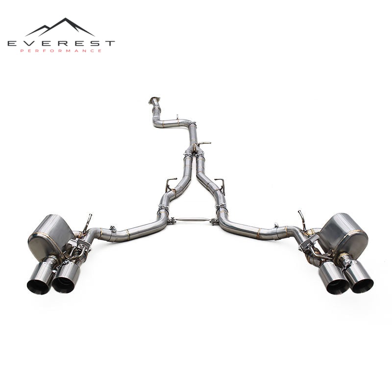 Custom Valved Sport Catback for Maserati Ghibli 2.0T 2020-2025 Exhaust System Stainless Steel Pipes Muffler Enhanced Sound