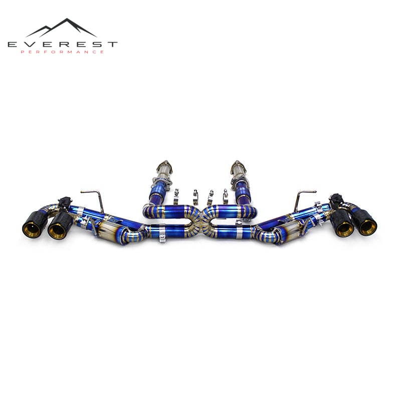 Muffler Titanium Exhaust System for Aston Martin Vantage V8 4.0T 2018+Valvetronic Catback Straight Downpipe