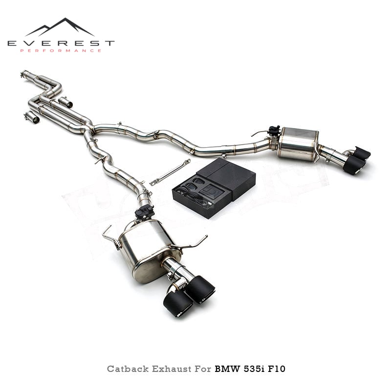 Racing SS304L Catback Exhaust Pipe System for BMW 528GT/535i/535GT F10/F18 3.0T N54/N55 2011-2017 Racing Car X Pipe Valvetronic