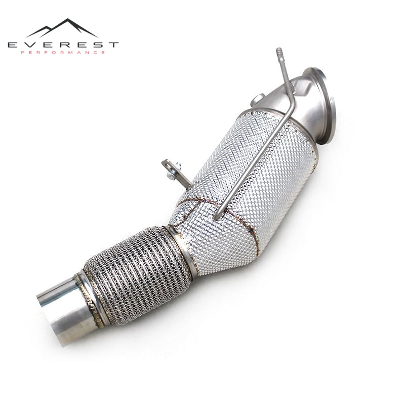 Heat Shield Stainless Steel Exhaust Pipe for BMW 325i/330i G20/G28 B48/2.0T/B58/3.0T 2020-2024 Turbo Heat Shield Header