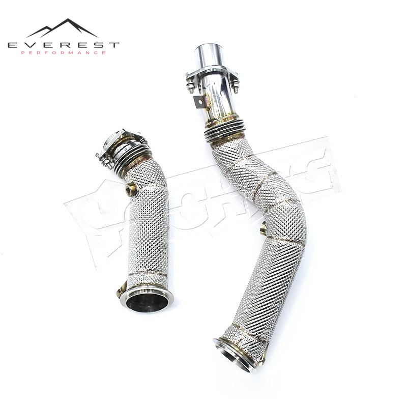 Stainless Steel Exhaust Straight Downpipe for BMW M2C/M2 Competition F87 3.0T 2023 With Insulation Front Tube