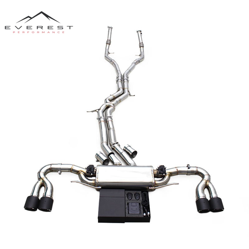 Universal Smooth Exhaust System for Porsche Cayenne 9Y0 2019+ Racing Stainless Steel Exhaust Pipe Muffler Valve Control