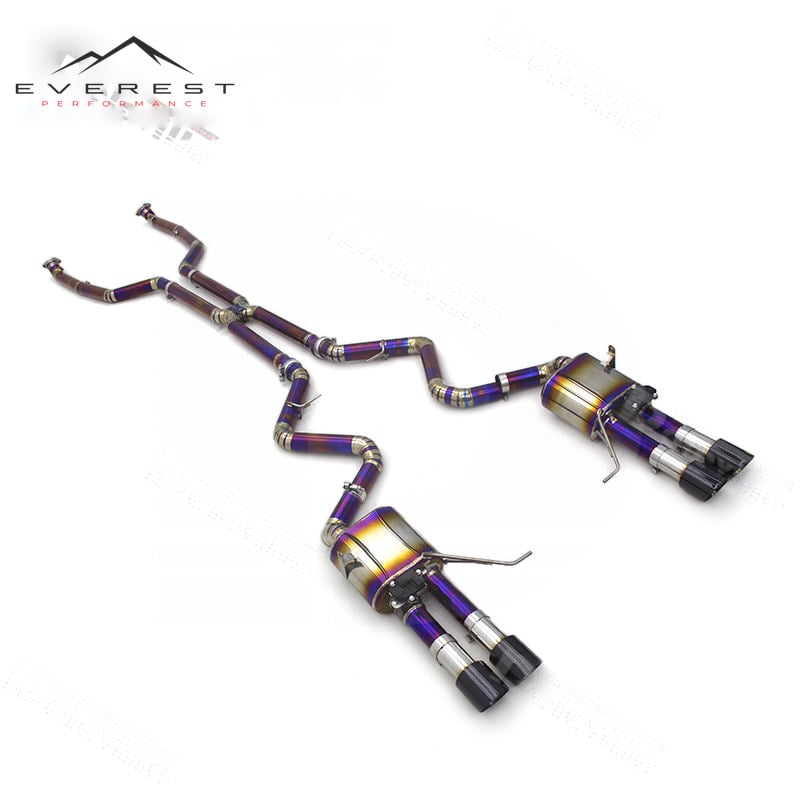 Titanium Catback for BMW M3 E90/E92/E93 4.0L 2008-2013 Equal Length X Midpipe Valvetronic Muffler Exhaust System