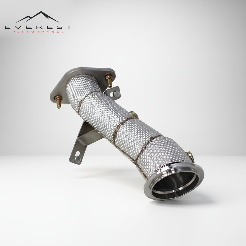Direct-fit Straight Exhaust Downpipe for Cadillac CT4 2.0T 2019-2023 Stainless Steel Straight Pipes Exhaust Downpipe Test Pipes