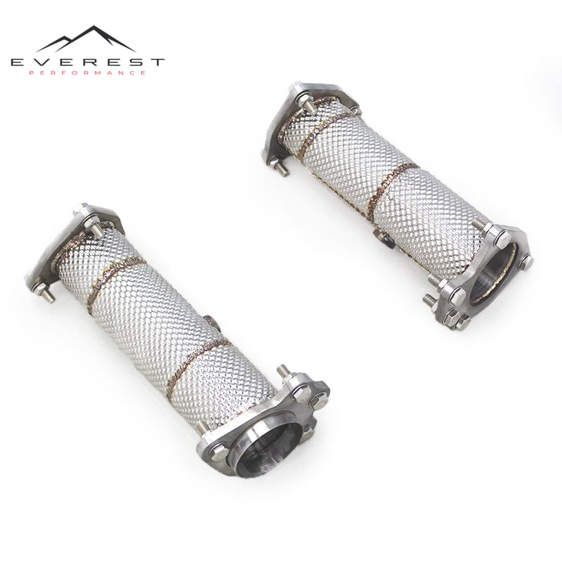 Race Custom Tuning Exhaust Downpipe Header for Chevrolet Corvette C8 2019-2025 Stainless Steel Pipe Exhaust Header Tubes