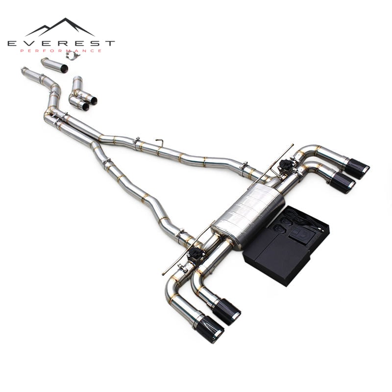 Custom Valved Sport Exhaust System for BMW 540/540i G30/G38 3.0T B58 2018-2024 Stainless Steel Two Vesions Midpipes Catback