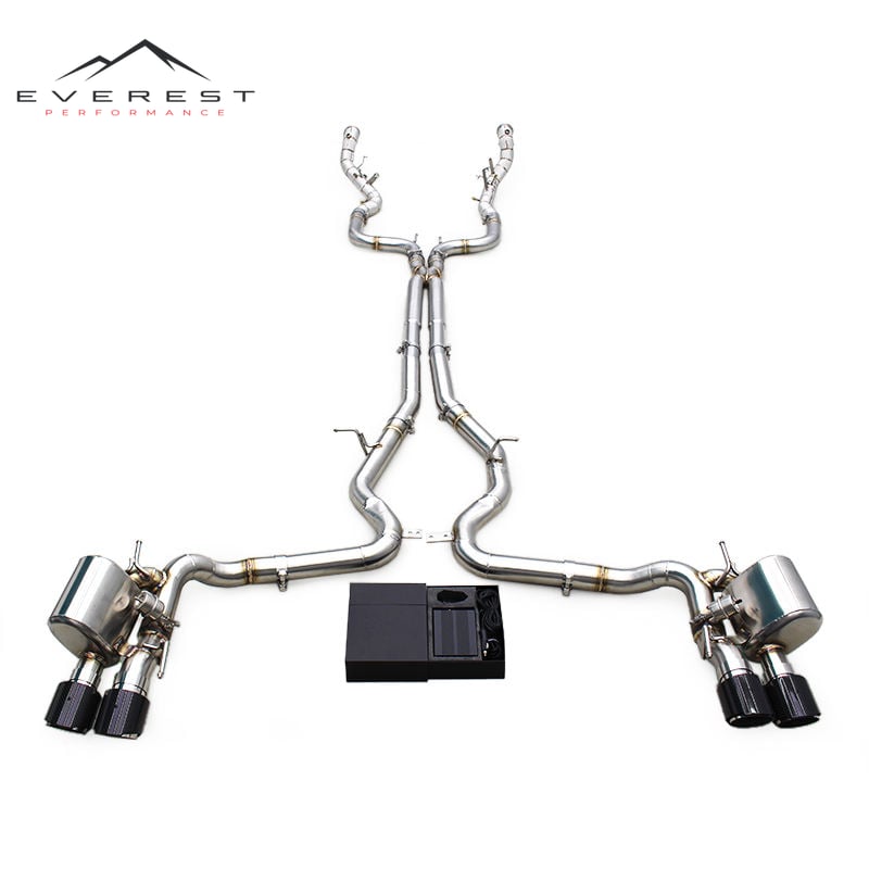 Stainless Steel Catback Exhaust for Maserati Levante Modena 3.0T 2016-2024 Muffler with Valve System Free Flow Pipe