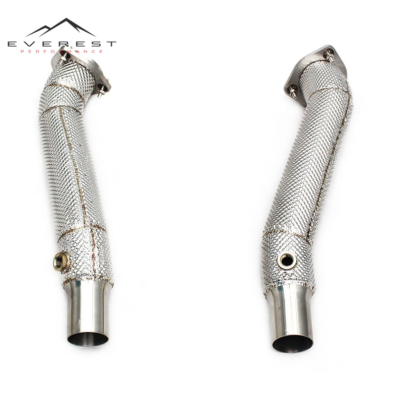 Exhaust Downpipe for Ferrari F430 Spider/Coupe 4.3L 2005-2008 Racing Stainless Steel Exhaust Free Flow Pipe System